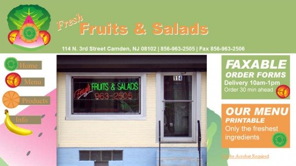 Fresh Fruit and Salads Website Icon